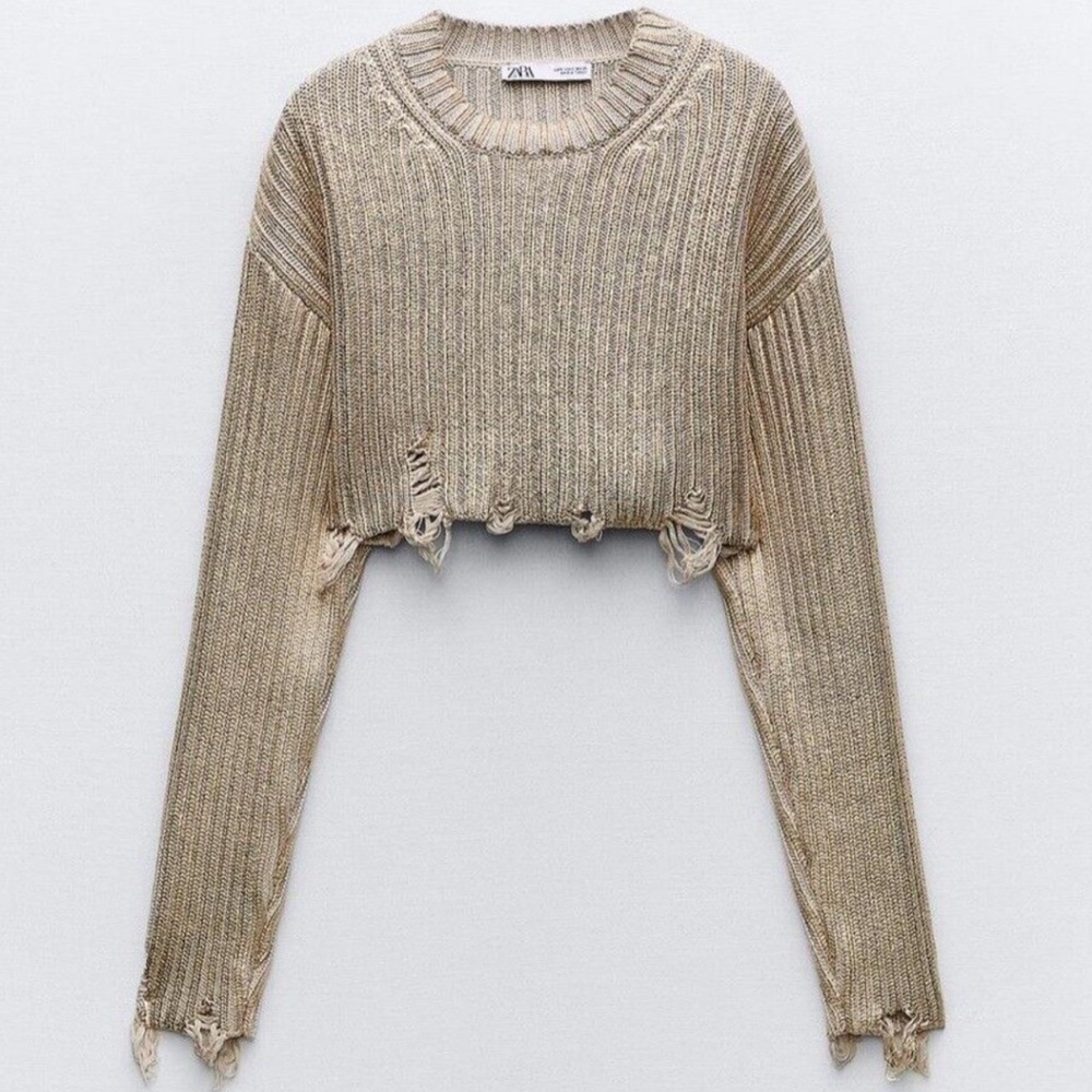 GOLD ZARA SWEATER